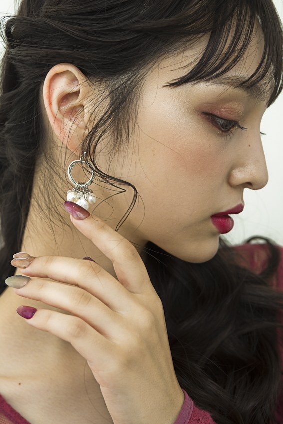 Dityca のアイメイクとネイル（モデル撮影）